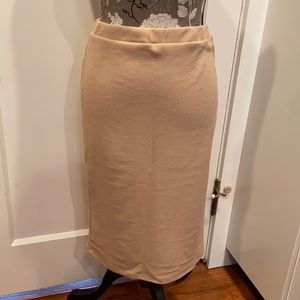 Moa tan stretch skirt dress